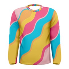 Cake Color Palette Painting Men s Long Sleeve Tee