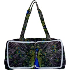 Peacock Bird Plumage Display Full Multi Function Bag by Wegoenart