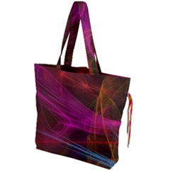 Background Abstract Colorful Light Drawstring Tote Bag by Wegoenart