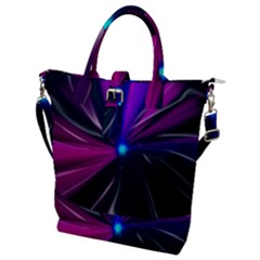 Abstract Background Lightning Buckle Top Tote Bag by Wegoenart