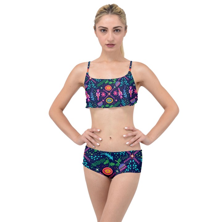 Pattern Nature Design Patterns Layered Top Bikini Set