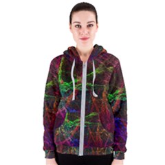 Background Abstract Cubes Square Women s Zipper Hoodie