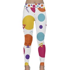 Background Background Polka Dot Classic Yoga Leggings by Wegoenart