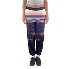 New York Manhattan Evening Dusk Women s Jogger Sweatpants by Wegoenart