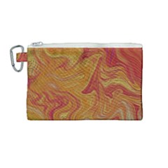 Texture Pattern Abstract Art Canvas Cosmetic Bag (Medium)