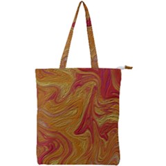 Texture Pattern Abstract Art Double Zip Up Tote Bag