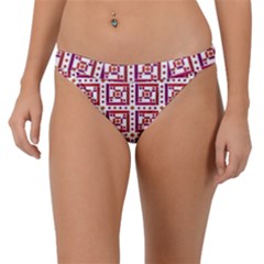 Background Abstract Square Band Bikini Bottom