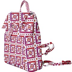 Background Abstract Square Buckle Everyday Backpack