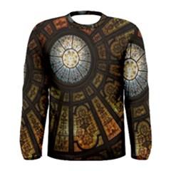 Art Ceiling Dome Pattern Men s Long Sleeve Tee