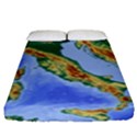 Italy Alpine Alpine Region Map Fitted Sheet (King Size) View1