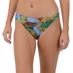 Italy Alpine Alpine Region Map Band Bikini Bottom