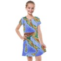 Italy Alpine Alpine Region Map Kids  Cross Web Dress View1