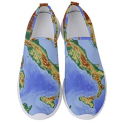 Italy Alpine Alpine Region Map Men s Slip On Sneakers