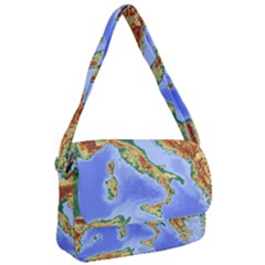 Italy Alpine Alpine Region Map Courier Bag