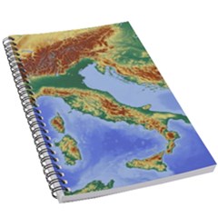 Italy Alpine Alpine Region Map 5.5  x 8.5  Notebook