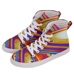 Soap Bubble Color Colorful Women s Hi-Top Skate Sneakers