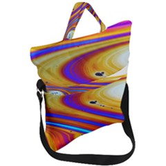 Abstract Architecture Background Fold Over Handle Tote Bag by Wegoenart