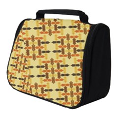 Abstract Background Vintage Full Print Travel Pouch (small)