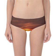 Desert Sun Landscape Sunset Dune Classic Bikini Bottoms by Wegoenart