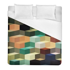 Art Design Color Pattern Creative Duvet Cover (full/ Double Size) by Wegoenart