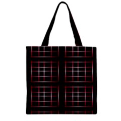 Background Texture Pattern Zipper Grocery Tote Bag