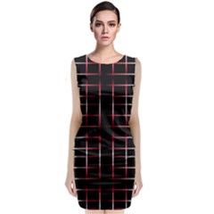 Background Texture Pattern Classic Sleeveless Midi Dress