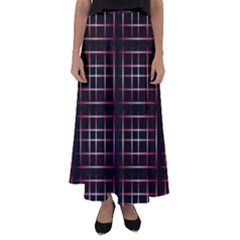 Background Texture Pattern Flared Maxi Skirt