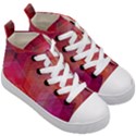 Abstract Background Texture Kids  Mid-Top Canvas Sneakers View3