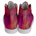 Abstract Background Texture Women s Hi-Top Skate Sneakers View4