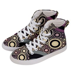 Art Retro Design Vintage Women s Hi-top Skate Sneakers