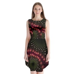 Background Texture Pattern Art Sleeveless Chiffon Dress  