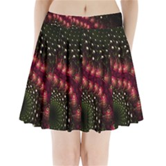 Background Texture Pattern Art Pleated Mini Skirt