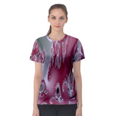 Fractal Gradient Colorful Infinity Women s Sport Mesh Tee