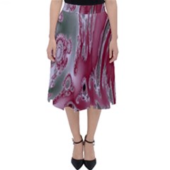 Fractal Gradient Colorful Infinity Classic Midi Skirt