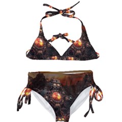 Fractal Mandelbulb 3d Action Kids  Classic Bikini Set by Wegoenart