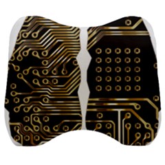 Brain Circuit Board Pcb Computer Velour Head Support Cushion