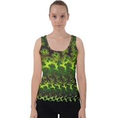 Fractal Gradient Colorful Infinity Velvet Tank Top by Wegoenart