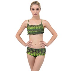 Fractal Gradient Colorful Infinity Layered Top Bikini Set