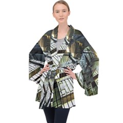 Fractals Fractal Art 3d Velvet Kimono Robe