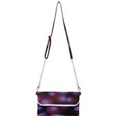 Fractal Rendering Mini Crossbody Handbag by Wegoenart