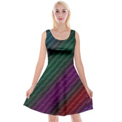 Background Texture Pattern Reversible Velvet Sleeveless Dress by Wegoenart