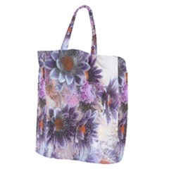 Flower Digital Art Artwork Abstract Giant Grocery Tote