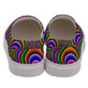 Fractal Background Pattern Color Men s Canvas Slip Ons View4