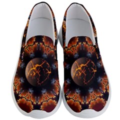 Fractal Space Fantasy Men s Lightweight Slip Ons by Wegoenart