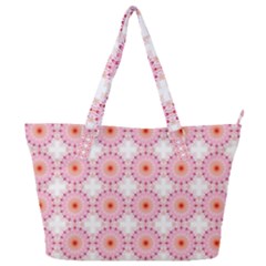 Make A Wish Banner Fractals Pink Full Print Shoulder Bag