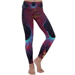 Abstract Abstracts Geometric Kids  Lightweight Velour Classic Yoga Leggings by Wegoenart