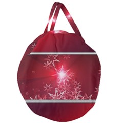 Christmas Candles Giant Round Zipper Tote by Wegoenart