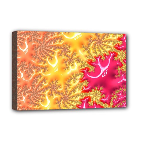 Fractal Math Mathematics Science Deluxe Canvas 18  X 12  (stretched) by Wegoenart