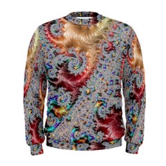 Fractal Artwork Design Pattern Men s Sweatshirt