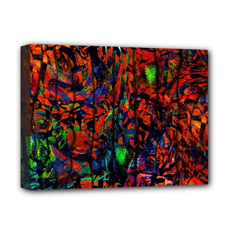 Dance  Of The  Forest 1 Deluxe Canvas 16  X 12  (stretched)  by Azure